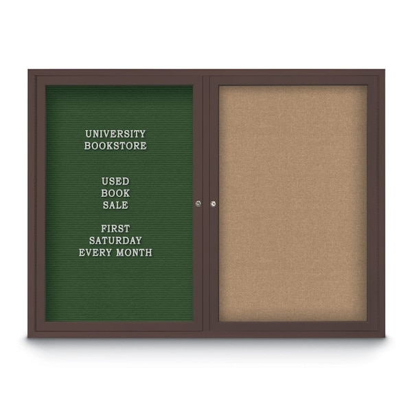 Corkboard, Synthtc Forbo/Brnz, 60" x 36"
